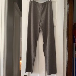 Eileen Fisher Straight Leg Italian Wool Rib Pants